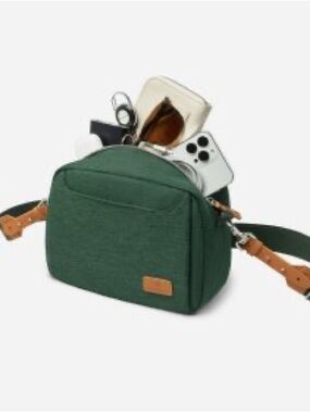 Nordace Emerald Green Crossbody Organizer Bag